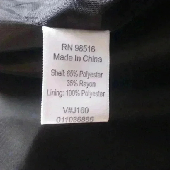 Coldwater Creek Women Red/Black Patterned 3/4 Sleeve Jacket Size S - Picture 7 of 8